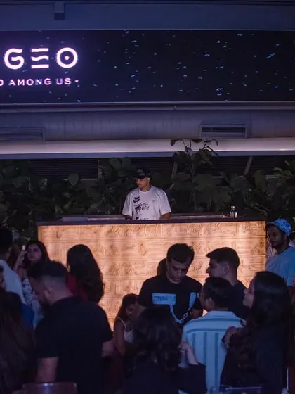 Another perspective of the Pangeo setup. The branding and visuals here are always top-notch, adding to the atmosphere.