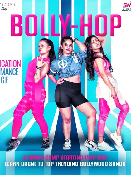 Bolly-Hop is our high-energy fusion of Bollywood and Hip Hop. This summer camp is a certified course where you learn choreography to trending songs and get to perform on stage.