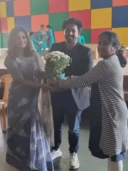Feeling grateful for the warm welcome at Orchids The International School. It's a pleasure to collaborate with educational institutions that place a high value on arts and culture for their students.