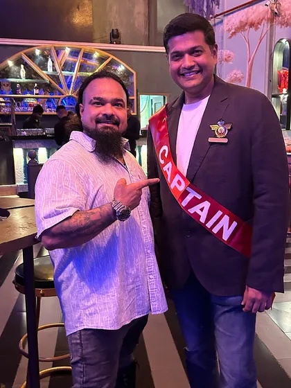 One with our good friend, the "Captain" of Adam Exports. We've done many memorable events for his family and are grateful for the support.