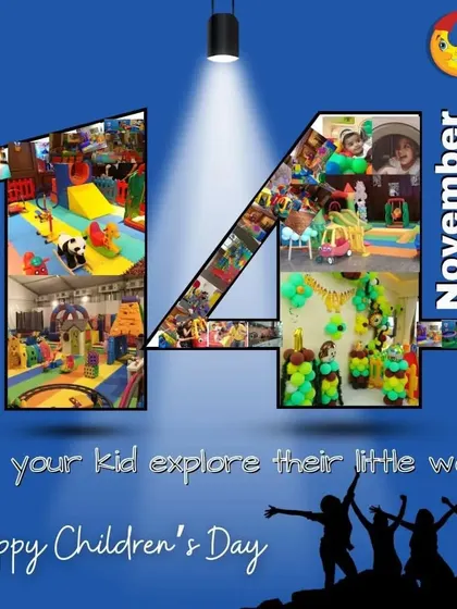 Let your kid explore their little world. This creative graphic for Children's Day showcases the variety of playzones I offer to make any celebration, especially this special day, full of joy and discovery.