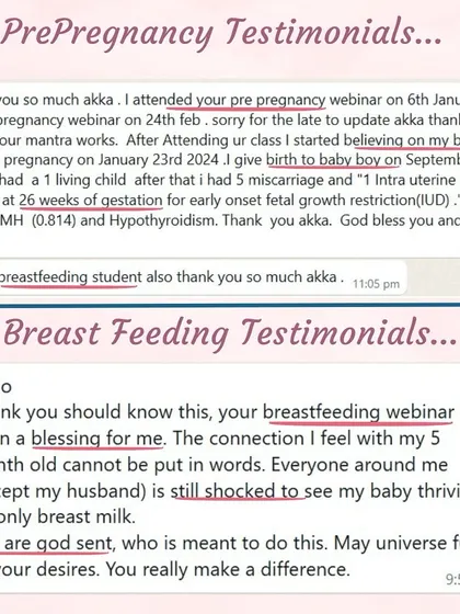 This student gave birth to a baby boy after 5 miscarriages and a fetal demise. She says my mantra to believe in her body worked.