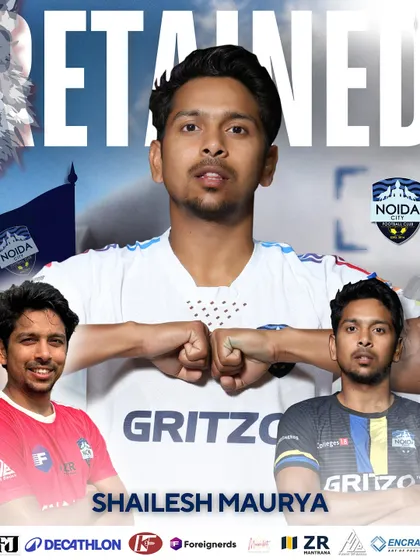 Retained. Our legendary captain, Shailesh Maurya, a record-breaker and an example of grit and loyalty, is back for the treble chase.