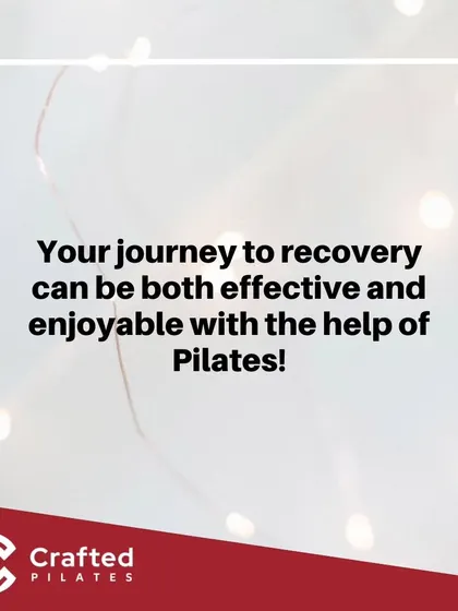 Your journey to recovery can be both effective and enjoyable with the help of Pilates.