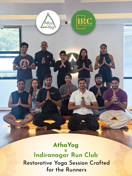 We believe in the power of community collaboration. Here is a look at our restorative yoga session designed specifically for runners, hosted in partnership with the Indiranagar Run Club. It's about finding balance between different forms of movement and supporting each other's wellness journeys.
