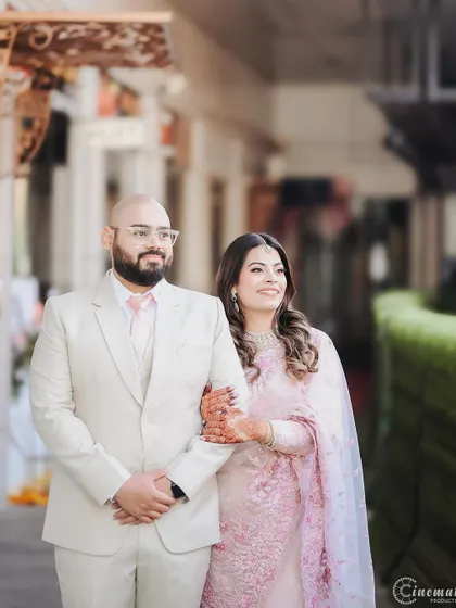 A stylish couple poses during their engagement event. I capture both posed and candid moments to give you a variety of memories.