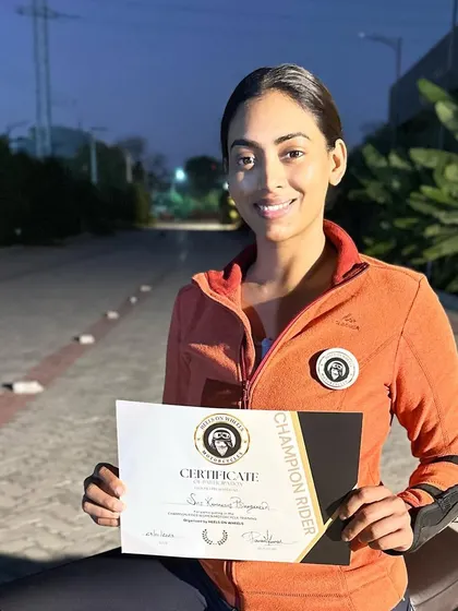 Your official win. Every graduate receives a Certificate of Accomplishment, celebrating their new skills and their entry into our community of champion riders. This is proof of your hard work and new freedom.