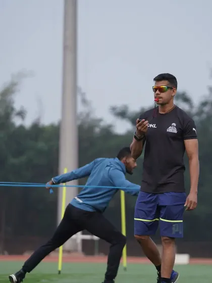 The whistle signals the start of another rep. Every drill is executed with precision and intensity, building the explosive speed that defines elite athletes.