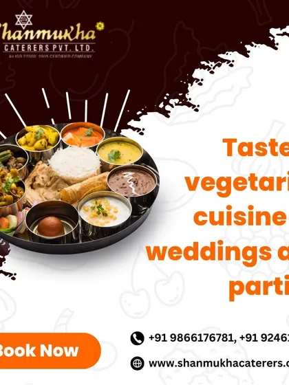 Tasteful vegetarian cuisine for weddings and parties. We are committed to providing 100% vegetarian catering excellence.