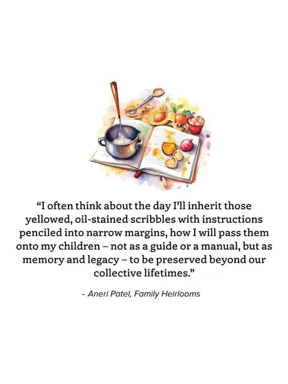 "I often think about the day I'll inherit those yellowed, oil-stained scribbles... not as a guide or a manual, but as memory and legacy." A quote from our book that gets to the heart of why we preserve.