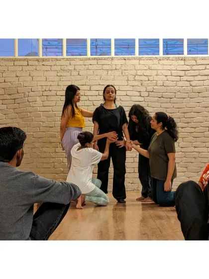 Flow with your body's wisdom. In our movement therapy sessions, we use partner work and group exercises to create a safe container for emotional exploration and release.