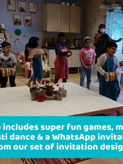 Our birthday parties always include super fun games, music, and dance. It's all about creating a festive and interactive celebration.