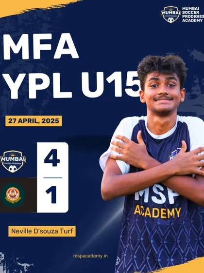 A strong 4-1 finish for our U15 boys in the MFA YPL.