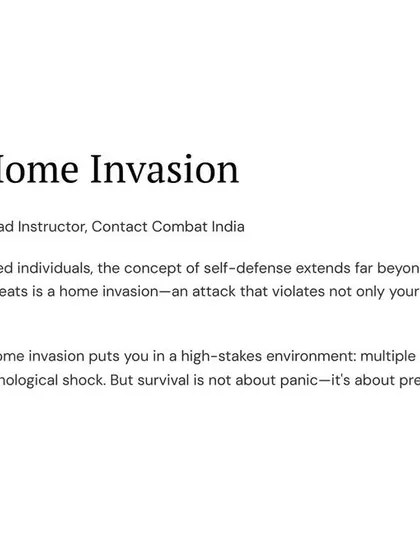 Self-defense extends beyond the street and into your home. A home invasion is a high-stakes environment involving loved ones, limited space, and psychological shock. Survival is about preparation, not panic.