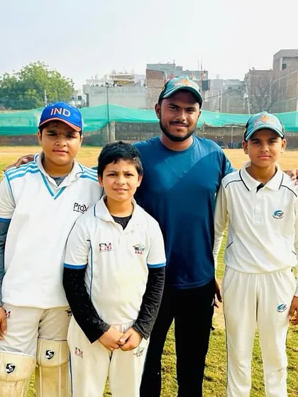 Our three little champs, Ryan, Naitik, and Aarav, after their brilliant individual performances.