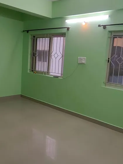This series of images shows a complete apartment repaint. We used a pleasant light green color to give the entire home a consistent and clean appearance, perfect for a rental unit.