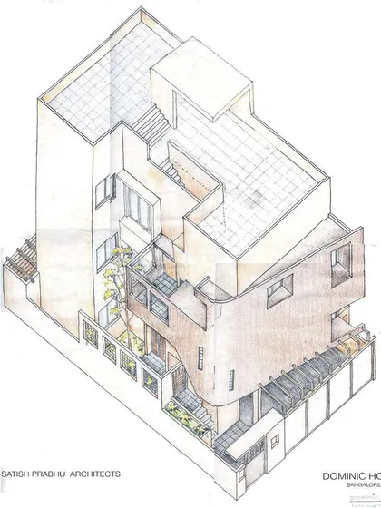 This is a prized possession: an axonometric sketch I drew 16 years ago for my first project at my first job. It reminds me of the foundational importance of hand-drawing in architecture.