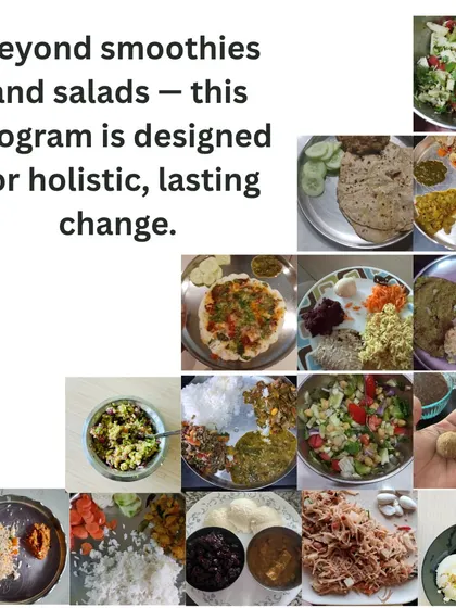 My wellness program is designed for holistic, lasting change that goes beyond just smoothies and salads. It is about incorporating real, flexible, and satisfying meals like the ones you see here, so you can achieve your health goals without feeling deprived.