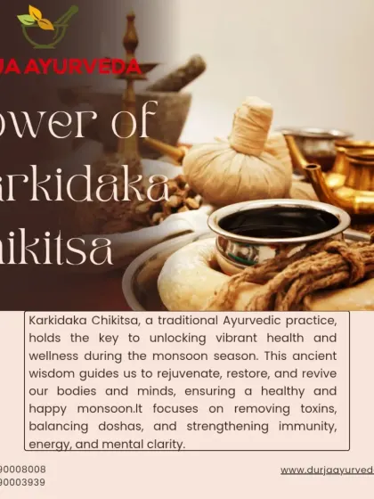 The power of Karkidaka Chikitsa lies in its ability to unlock vibrant health during the monsoon. This ancient wisdom guides us to remove toxins, balance doshas, and strengthen immunity.