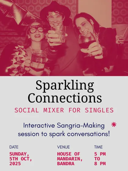 It's not just about talking, it's about sharing an experience. Here's a glimpse into one of our "Sparkling Connections" social mixers, where a fun, interactive activity like sangria-making helps break the ice and gets everyone laughing and connecting naturally.
