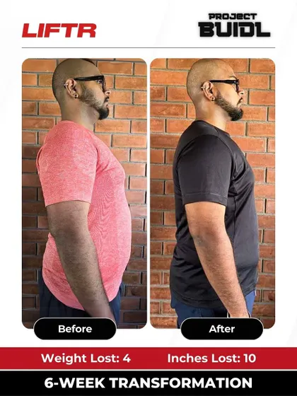 Vivek's 6-week transformation, showing a 4 kg weight loss and 10-inch reduction, is proof of what consistency can achieve.