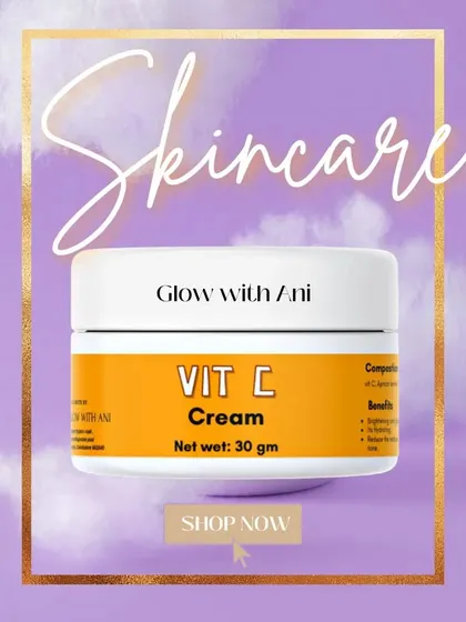 My Vitamin C Cream, a perfect addition to your routine for brightening and anti-aging benefits.