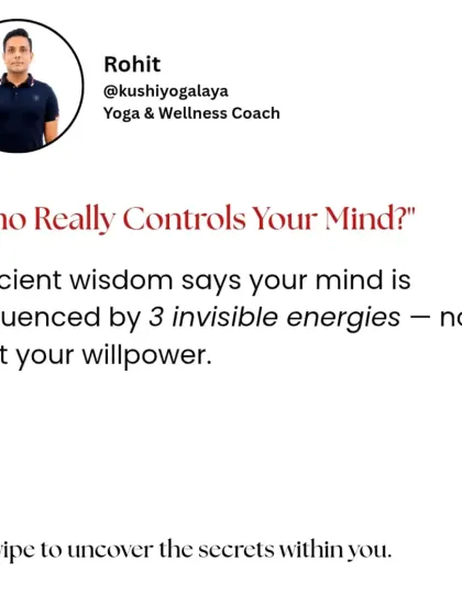 Who really controls your mind? Ancient wisdom says your mind is influenced by three invisible energies, not just your willpower. Let's uncover these secrets.