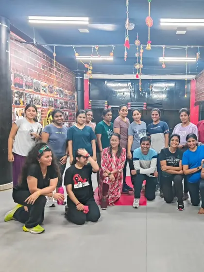 A candid moment of fun after a tough workout. We believe that fitness should be enjoyable and something you look forward to.