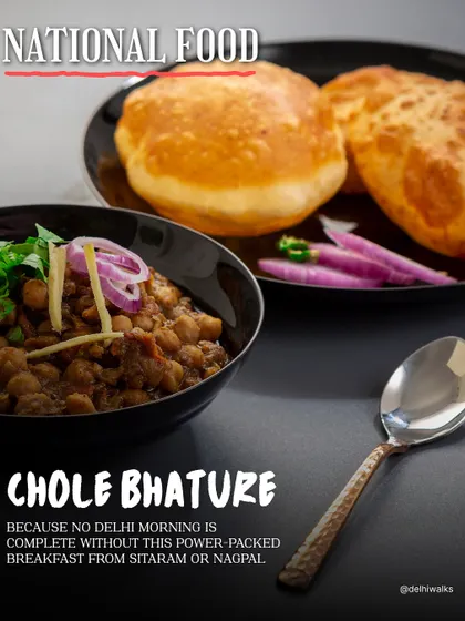 If Delhi were its own country, Chole Bhature would be its national food. No Delhi morning is complete without this power-packed breakfast.