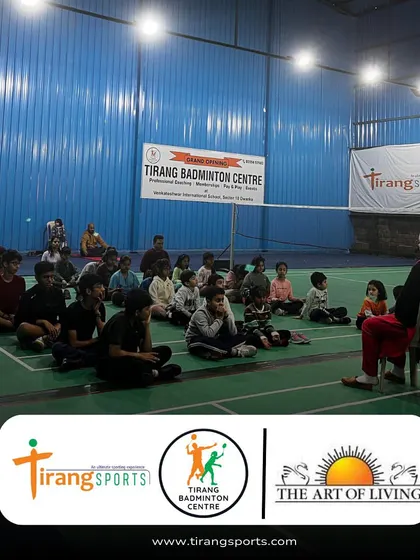 We collaborated with the Art of Living for a wonderful meditation and yoga session. Our players learned various breathing techniques to stay mindful and calm during intense match situations.