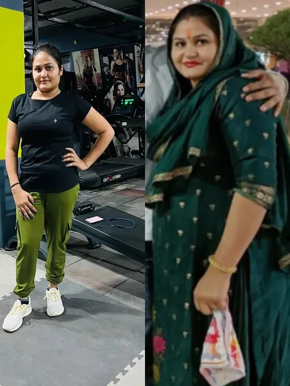 Before and after. The pictures speak for themselves. This is the result of consistent training and a balanced diet.
