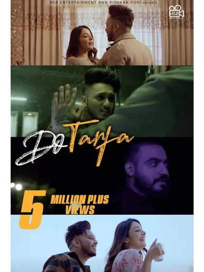A collage from the music video 'Do Tarfa', showing the different looks I styled for the artists, from casual daywear to more intense, emotional scenes.