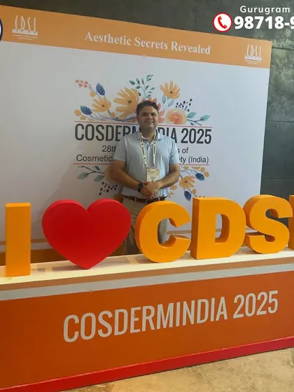 I believe in continuous learning to bring the best techniques to my patients. Here I am at COSdermindia 2025, a conference for cosmetic dermatology.