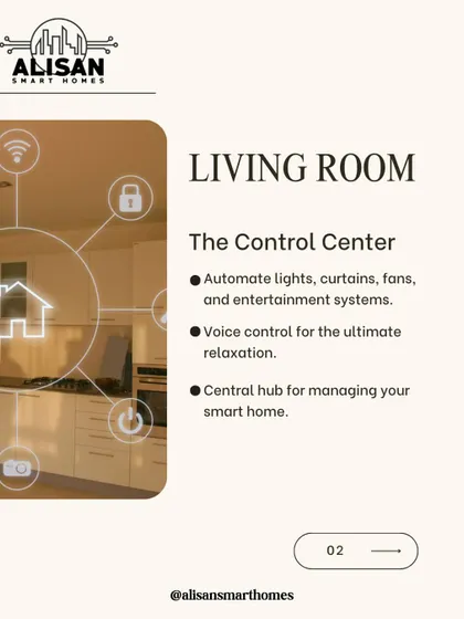 Your living room can become the control center of your home. Automate lights, curtains, fans, and entertainment systems for ultimate relaxation and convenience.