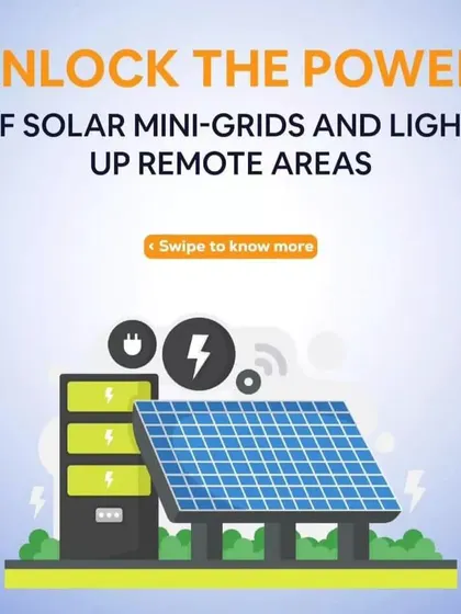 Another copy of image 120, reinforcing the idea of using solar mini-grids to bring power to areas that need it most.
