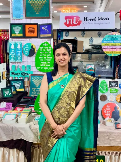My stall at the 'Ghe Bharari' exhibition, ready to welcome shoppers.