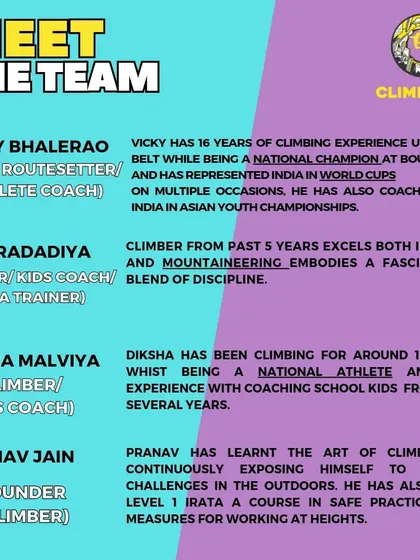 Meet the amazing coaches behind our kids' programs! Our team includes national champions and experienced climbers who are passionate about teaching the next generation. We're dedicated to making climbing safe, accessible, and fun for every child.
