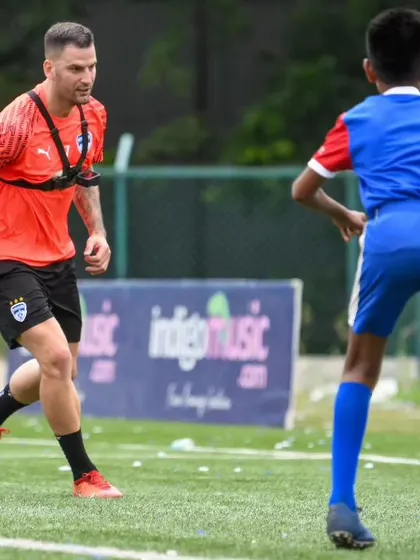 A new BFC signing is put to the test by a determined young defender.