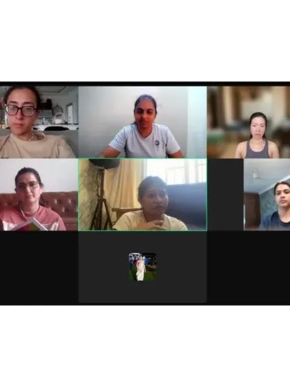 A screenshot from our online Prenatal & Postnatal Yoga TTC, a course designed to help you guide mothers with confidence and care.