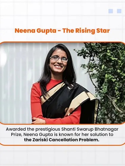 Neena Gupta is a modern-day mathematical hero. Her work on the Zariski Cancellation Problem earned her one of India's highest science awards.