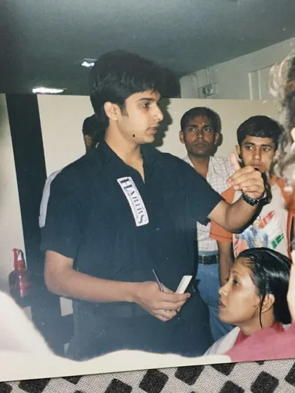 Looking back at this old photo reminds me of my early days teaching. I've always believed in sharing knowledge to help others build their dreams.