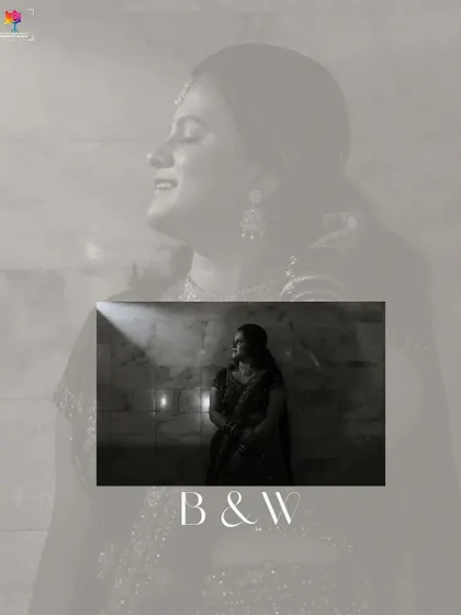 A dramatic black and white bridal portrait using a single beam of light. This artistic technique creates a moody, timeless, and powerful image.