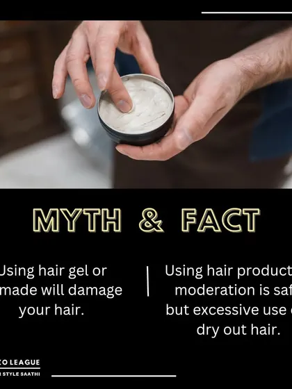 Many men worry that styling products will damage their hair. The truth is, using products like gel or pomade in moderation is perfectly safe; the key is to avoid excessive use and to wash it out properly.