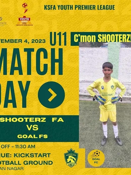A collage of our official Match Day announcements for the KSFA Youth Premier League. We ensure our players, parents, and supporters are always informed about upcoming fixtures for all age groups.