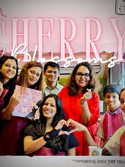 The whole gang sending love from our Cherry Blossom workshop. It's a theme that brings everyone together.