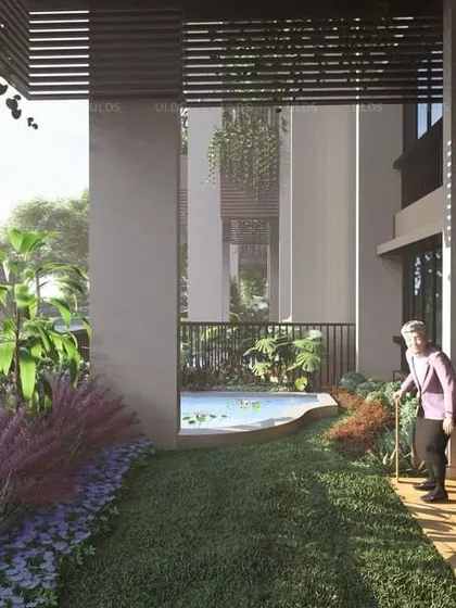 Additional perspectives of our high-rise projects, showcasing various design elements from grand entrances and facades to community amenities and landscape integration.
