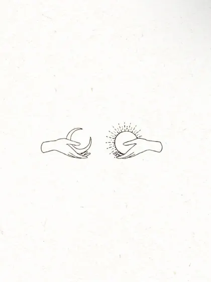 This image represents the principle of Hatha yoga, the balance of sun (Ha) and moon (Tha) energies within us. My practice aims to harmonize these opposing forces, uniting the active and receptive parts of ourselves to create inner equilibrium.