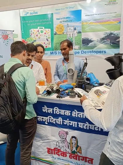 Our stall featured a display of various irrigation components, allowing us to give hands-on demonstrations to interested farmers and home gardeners. We enjoy sharing our knowledge and passion for efficient watering systems.