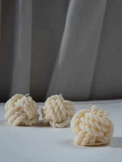 Our knot candles are a must-have for a modern, aesthetic home.