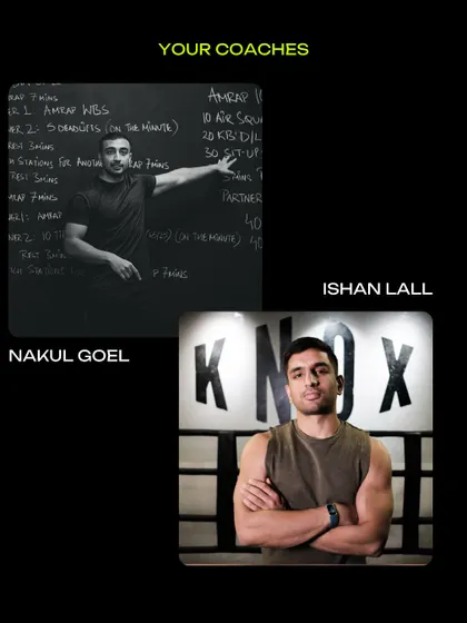 Meet your coaches. Ishan Lall and Nakul Goel are dedicated to getting you prepared with expert guidance and a solid training plan.